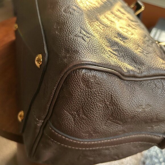 LOUIS VUITTON Empreinte Speedy Bandouliere 30 Brown Terre - Picture 10 of 13